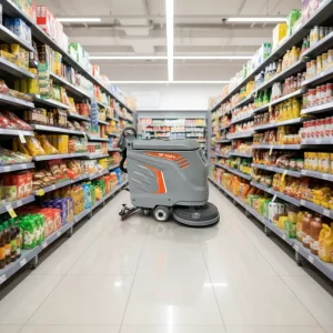 SP 520Y Electric Floor Scrubber Hand Push Best Cleaning Machine Tile Floors for Supermarket Cleaning