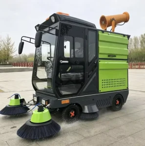 ST-BR 220-180R Industrial Ride-on Sweeper Machine for Outdoor Road Cleaning Dust Collection and Waste Removal