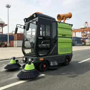 ST BR 220 180R Professional Electric Road Sweeper Machine for Outdoor Cleaning Municipal and Industrial Applications