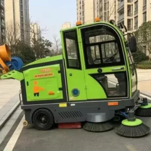 ST D1900 Battery-Powered Ride-On Floor Scrubber for Industrial and Commercial Use