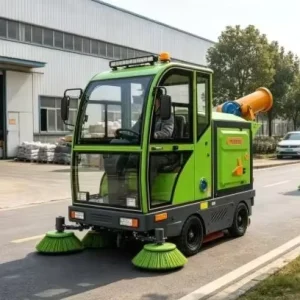 ST D1900 Ride-On Cleaning Machine Five Side Brushes Large Hopper for Road Factory Warehouse Cleaning