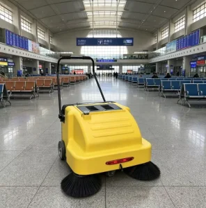 ST-E01 Battery-Operated Floor Sweeper for School and Public-Area Cleaning