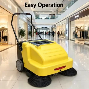 ST-E01 Commercial Walk-Behind Sweeper with 30L Dust Hopper for Shopping Mall Cleaning