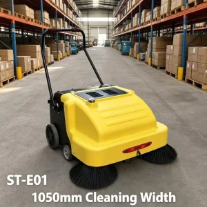 ST-E01 Electric Floor Sweeper with 1050mm Cleaning Width for Commercial and Industrial Cleaning