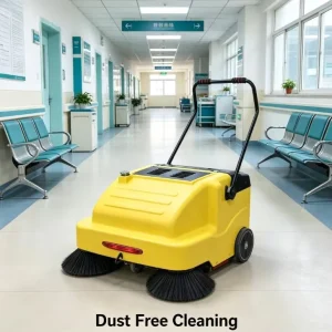 ST-E01 Electric Walk-Behind Sweeper for Logistics Center, Warehouse, and Workshop Cleaning