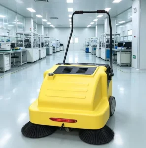 ST E01 Industrial Dust Collection Sweeper for Manufacturing Plant and Workshop Cleaning