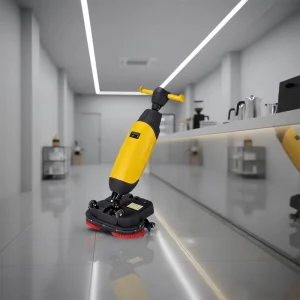 ST-X430 Compact Commercial Floor Scrubber for Narrow Aisles 1000m/h Hand-Push Cleaning Machine 293kg CE