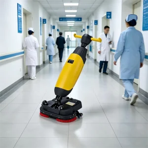 ST-X430 Compact Floor Scrubbing Equipment for Restaurants, Hotels, and Shopping Centers