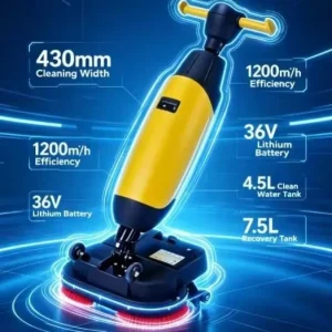 ST X430 Lithium Battery Powered Floor Scrubber for Small Supermarket and Convenience Store Cleaning