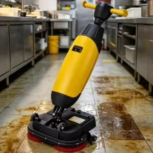 ST X430 Walk Behind Floor Scrubber with 7.5L Recovery Tank for Office Lobby and Meeting Room Floors