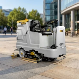 ST-X800 Battery Powered Ride on Floor Scrubber with Long Runtime for Large Area Floor Cleaning