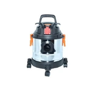SUPEVACS Mini Vacuum New Design Commercial Vacuum Cleaner with Wet and Dry S S tank with Socket 15L