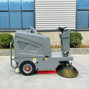 SW-1280 Ride-On Industrial Floor Sweeper for Roads, Workshops, Warehouses, and Parking Lots