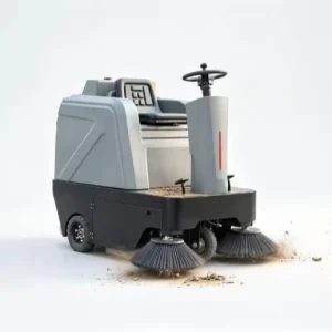 SW-BR 125-80 C Ride-on Industrial Floor Sweeper 1250mm Cleaning Width 80L Dust Hopper Battery Powered Cleaning Equipment