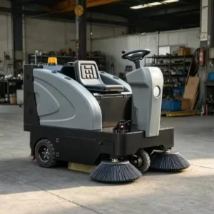 SW-BR 135-120 C Industrial Ride-On Floor Sweeper for Factory and Warehouse Dust Cleaning