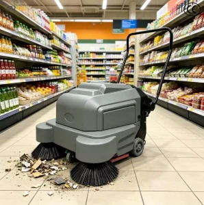 SW-BR 99/28 C El Commercial Walk-Behind Floor Sweeper, 990mm, Battery Powered