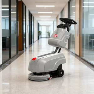 SX350 Mini Hand-Push Walk-Behind Household Floor Scrubber