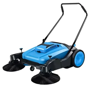 SZINVOT Industrial Handheld Push Machine with Side Brush for Dust Extraction & Floor Sweeper Garbage Cleaning 1 Year Warranty