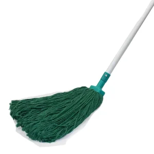 Screw-On Synthetic Cotton Mop Head Replacement, T-Cut-End String Wet Mop Refill
