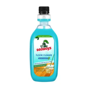 Seaways Eco Friendly Green 500ML Floor Cleaning Solution Liquid for Vacuum Deep Cleans Low Foam Formula All Floors