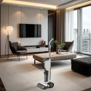 Self-Cleaning Brushless Motor Wet and Dry Floor Vacuum Cleaner with Mopping Function