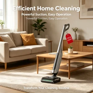 Self Cleaning HEPA Filter 220W Brushless Motor Floor Washer Wet Dry Vacuum Cleaner for Hard Floors