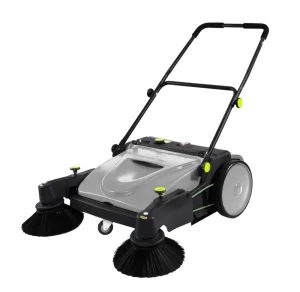 Self-Cleaning High-Speed Walk-Behind Floor Sweeper Commercial Use Manual Sweeper
