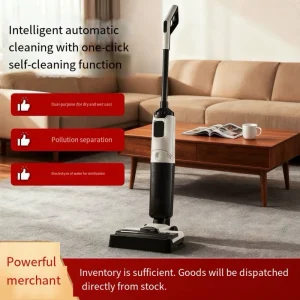 Self Cleaning Wet Dry Vacuum Cleaner Brushless Motor LED Display Voice Assistant 850ML Clean Water Tank 600ML Dirty Tank Cleaner