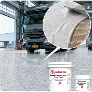 Self-Leveling Epoxy Floor Coating Colorful Sand Liquid for Industrial Warehouses Concrete and Cement Floors