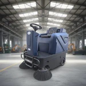 Self-Propelled Electric Ride-On Street and Floor Sweeper 1800W 48V