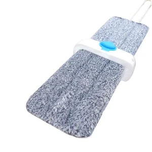Self-Squeezing Microfiber Flat Mop Self-Wringing Free-Hand Floor Cleaner