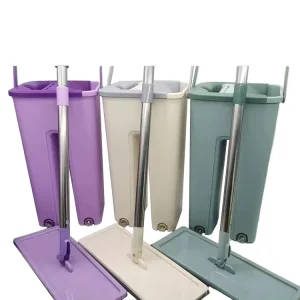 Self-Washing Squeeze-Dry Microfiber Mop with Bucket