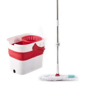 Self Wringing Microfiber Bucket Set 360 Mop and Bucket and Wringer Cleaning System for Floor
