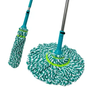 Self twisting Water Mop Lazy Hand washing Microfiber Stainless Steel Rod Must Be Locked Picasso Wet and Dry Mop