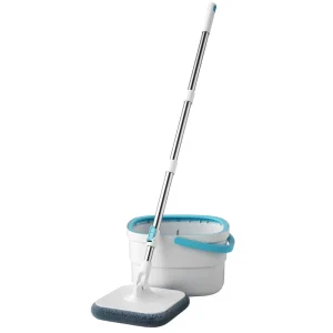 Set Home Mops Hand Washable Four Side Wringing Stainless Steel Flat Mop Automatic Mopping Artifact Sewage Separation Absorbent