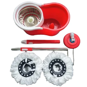 Shape 8 Microfiber 360-Degree Spin Mop for Household Cleaning