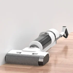Shenzhen Manufacturer Wireless Wet and Dry Floor Scrubber Vacuum Cleaner, 180° Lie-Flat, HEPA Filter, Self-Cleaning Brushes