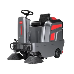 Shiwosi New Durable Battery Powered Electric Ride on Floor Sweeper Burnishing Auto Cleaning Machine Industrial Use 1250mm