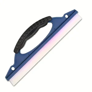 Silicone Car Glass Squeegee, Handheld Soft Non-Scratch Windshield and Window Film Cleaner