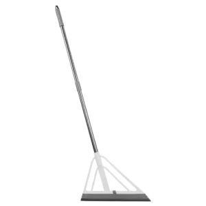 Silicone Floor Squeegee with Long Stainless Steel Handle