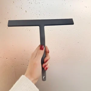 Silicone Rubber Shower Squeegee with Custom Logo for Mirror, Window and Glass Cleaning