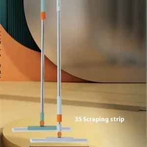 Silicone Squeegee Broom for Pet Hair and Window and Floor Cleaning
