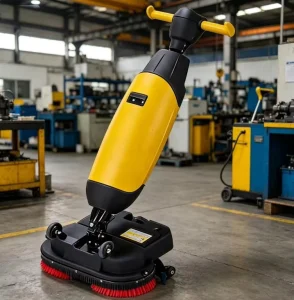 Small Battery-Powered Floor Scrubber Cleaning Machine