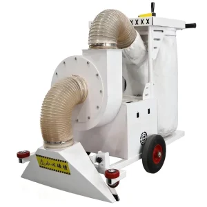 Small Cart Vacuum Cleaner for Industrial Factory Dust Collection and Woodworking Machinery