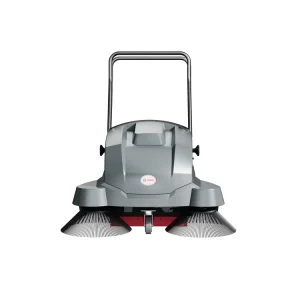Small Electric Walk-Behind Concrete Floor and Road Sweeper