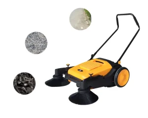 Small Manual Push Unpowered Floor Sweeper for Factory Workshop and Warehouse Use