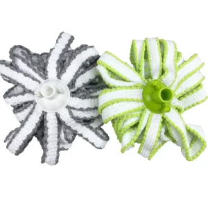 Small Microfiber Wet/Dry Mop Head Disposable Rectangle Triangle Pattern House Cleaning Hotels