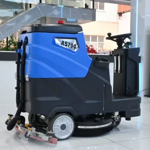 Small Ride-On Rotary Electric Floor Scrubber Machine with High-Pressure Self-Propulsion