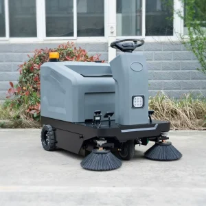 Small Ride-on Road Floor Sweeper Cordless Electronic Sweeping Machine Commercial Warehouse Floor Sweeper Cleaner
