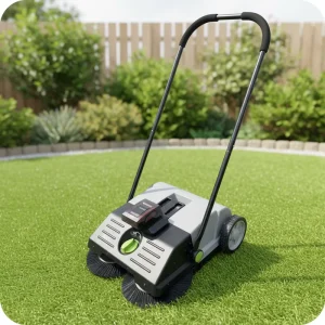Small Size Walk Behind Battery Sweeper New Used Condition Farm Industries Plastic Construction Core Motor Pump